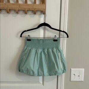 Mint Green Bubble Tennis Skirt